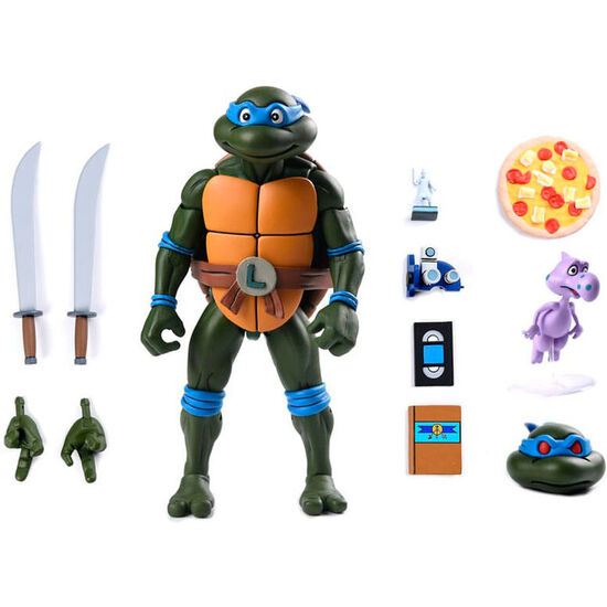 FIGURA ULTIMATE LEONARDO COMICS TORTUGAS NINJA 18CM image 1