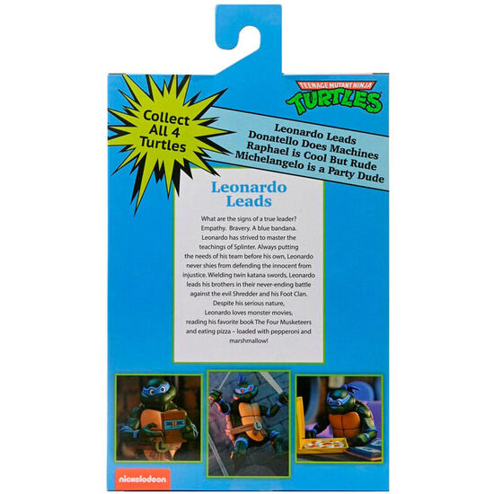 FIGURA ULTIMATE LEONARDO COMICS TORTUGAS NINJA 18CM image 3