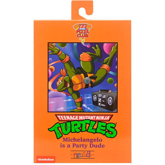 FIGURA ULTIMATE MICHELANGELO VHS CARTOON TORTUGAS NINJA 18CM image 2