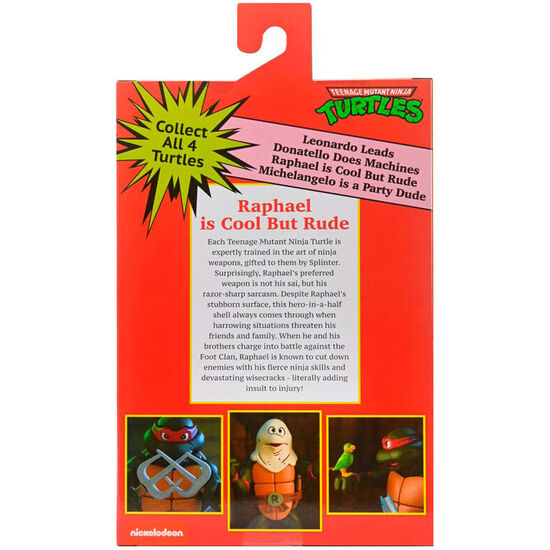FIGURA ULTIMATE RAPHAEL VHS CARTOON TORTUGAS NINJA 18CM image 3