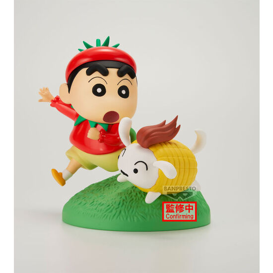 FIGURA SHINNOSUKE VEGETABLE COSTUME CRAYON SHINCHAN 10CM image 1