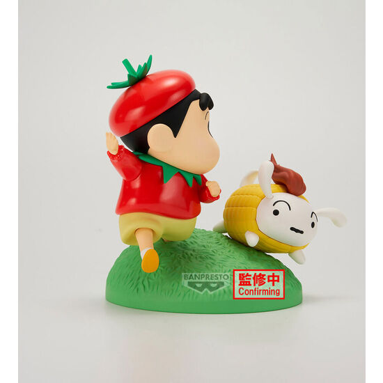 FIGURA SHINNOSUKE VEGETABLE COSTUME CRAYON SHINCHAN 10CM image 2