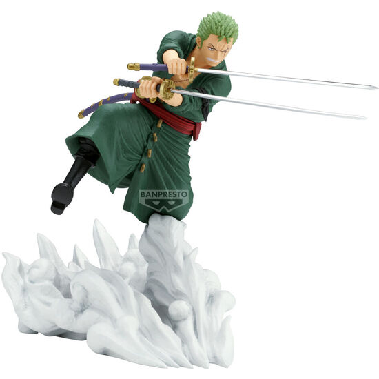 FIGURA RORONOA ZORO SENKOZEKKEI ONE PIECE 15CM image 0