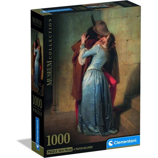 PUZZLE THE KISS HAYEZ MUSEUM 1000PZS image 0
