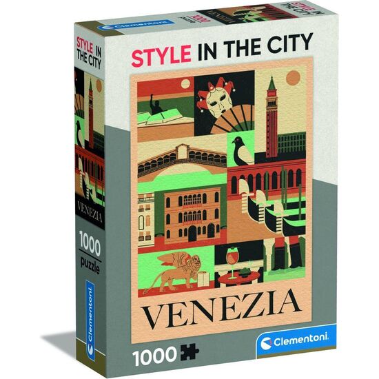 PUZZLE VENECIA STYLE IN THE CITY 1000PZS image 1