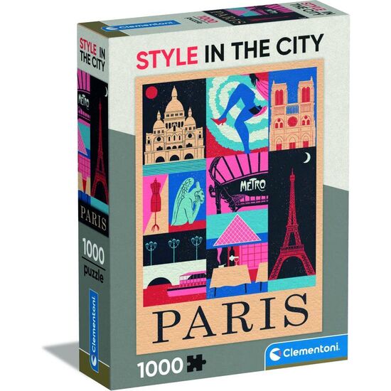 PUZZLE PARIS STYLE IN THE CITY 1000PZS image 1
