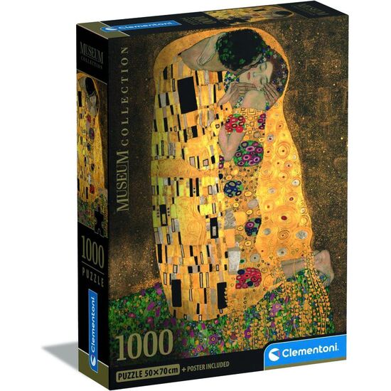 PUZZLE THE KISS KLIMT MUSEUM 1000PZS image 1