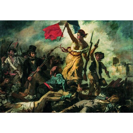 PUZZLE LIBERTY LEADING THE PEOPLE DELACROIX MUSEUM 1000PZS image 0