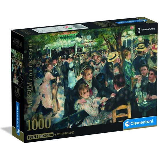 PUZZLE BAL DU MOULIN DE LA GALETTE RENOIR MUSEUM 1000PZS image 1