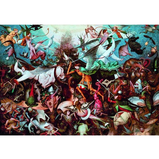 PUZZLE THE FALL OF THE REBEL ANGELS BRUEGEL MUSEUM 1000PZS image 0