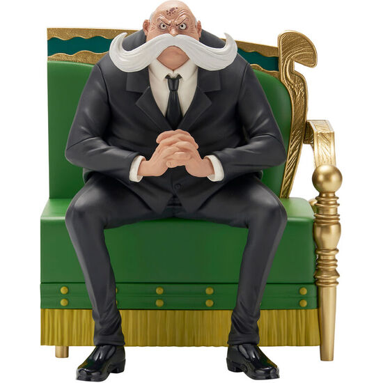 FIGURA ICHIBANSHO SAINT TOPMAN WARCURY THE THRONE OF POWER ONE PIECE 12CM image 0