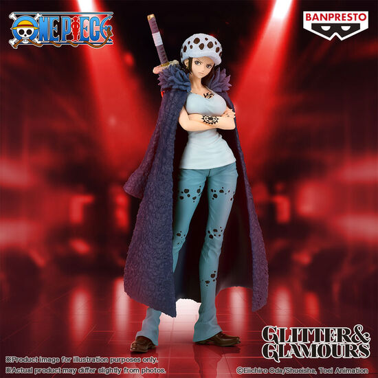 FIGURA TRAFALGAR LAW GLITTER & GLAMOROUS ONE PIECE 23CM image 3