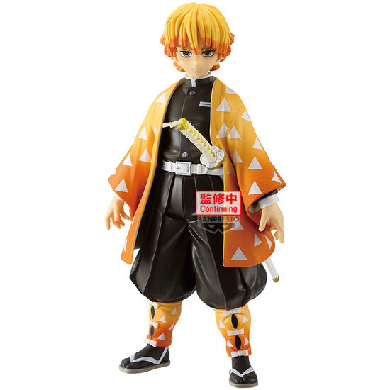 FIGURA ZENITSU AGATSUMA VER. A GRANDISTA DEMON SLAYER KIMETSU NO YAIBA 24CM image 0