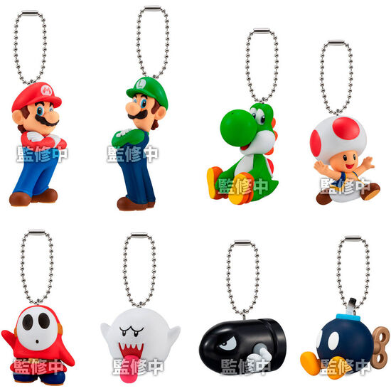 SOBRE SORPRESA LLAVERO FIGURA SUPER MARIO BROS 2,5CM SURTIDO image 0