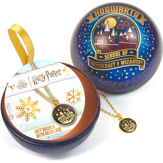 COLGANTE CASTILLO HOGWARTS + BOLA DE NAVIDAD HARRY POTTER image 0