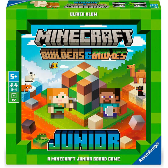 JUEGO DE MESA BUILDERS &#38; BIOMES JUNIOR MINECRAFT image 1