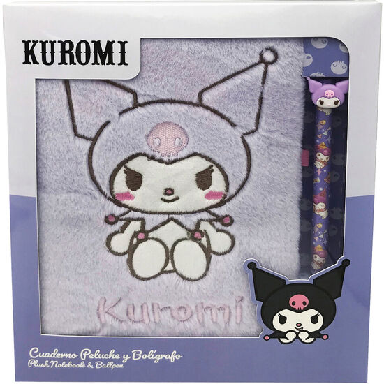 BLISTER CUADERNO PELUCHE + BOLIGRAFO KUROMI HELLO KITTY image 0