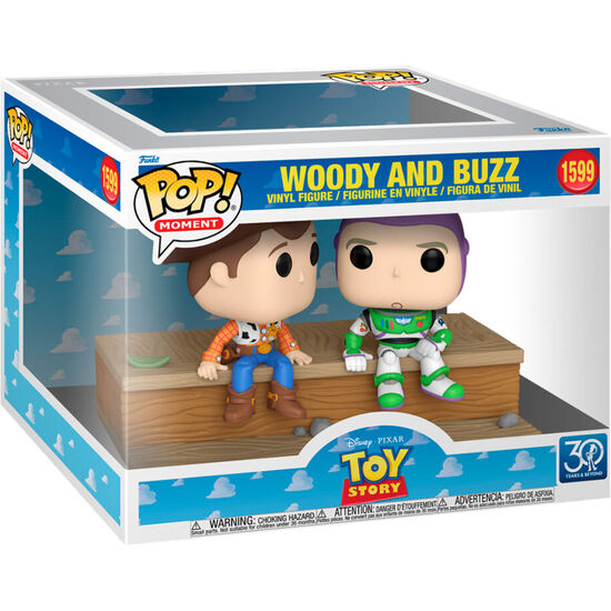 FIGURA POP MOMENT DISNEY PIXAR TOY STORY WOODY & BUZZ image 1