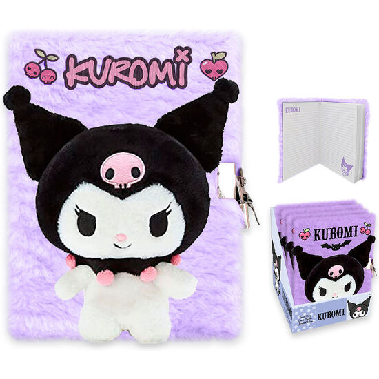 CUADERNO 3D A5 KUROMI HELLO KITTY image 0