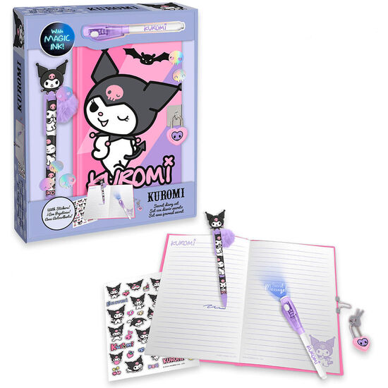 DIARIO + BOLIGRAFO MAGICO KUROMI HELLO KITTY image 0