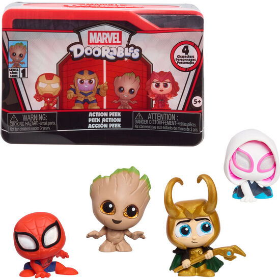 CAPSULA SORPRESA 4 FIGURAS ACTION MINI PEEK MARVEL DOORABLES SURTIDO image 0