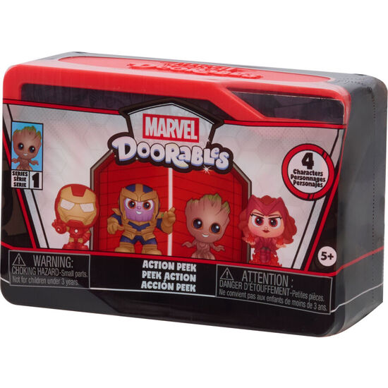 CAPSULA SORPRESA 4 FIGURAS ACTION MINI PEEK MARVEL DOORABLES SURTIDO image 2