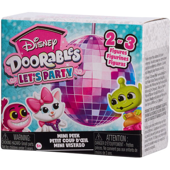 FIGURA SORPRESA MINI PEEK POP UP PARTY DISNEY DOORABLES SURTIDO image 0