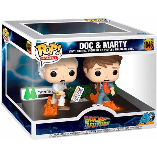 FIGURA POP MOMENTS REGRESO AL FUTURO DOC & MARTY image 0