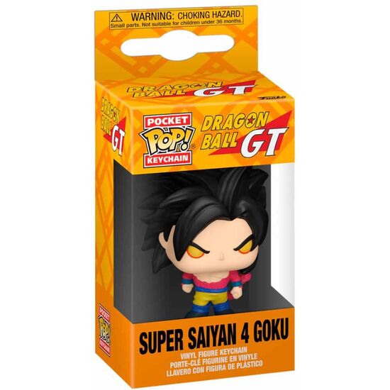 LLAVERO POCKET POP DRAGON BALL GT SUPER SAIYAN 4 GOKU image 0
