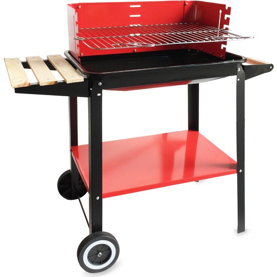 CHARCOAL BARBECUE W/WHEELS 58X38CM ALGON image 7