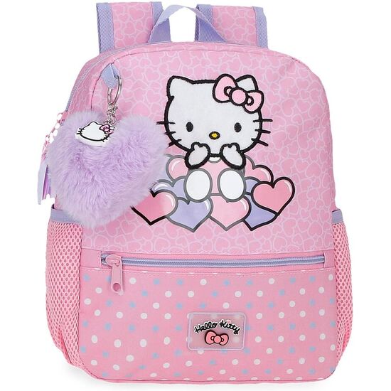 MOCHILA HEARTS &#38; DOTS HELLO KITTY 28CM image 0