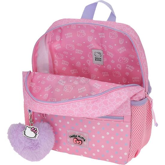 MOCHILA HEARTS &#38; DOTS HELLO KITTY 28CM image 3