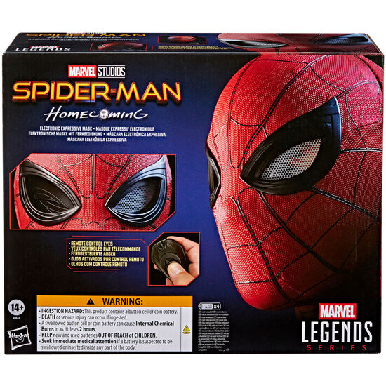 MASCARA ELECTRONICA SPIDER-MAN: HOMECOMING MARVEL LEGENDS SERIES image 1
