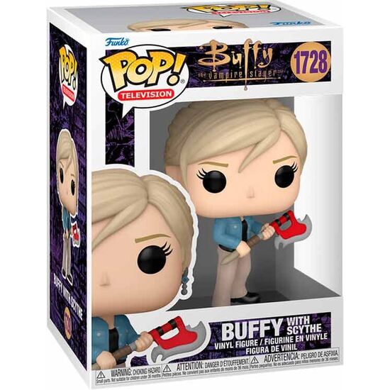 FIGURA POP BUFFY CAZAVAMPIROS BUFFY WITH SCYTHE image 1