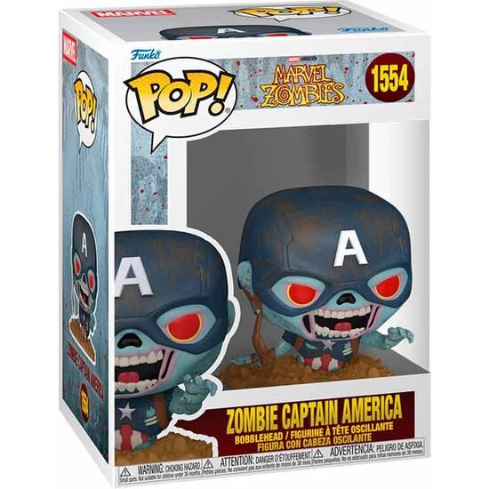 FIGURA POP MARVEL - MARVEL ZOMBIES CAPITAN AMERICA image 0