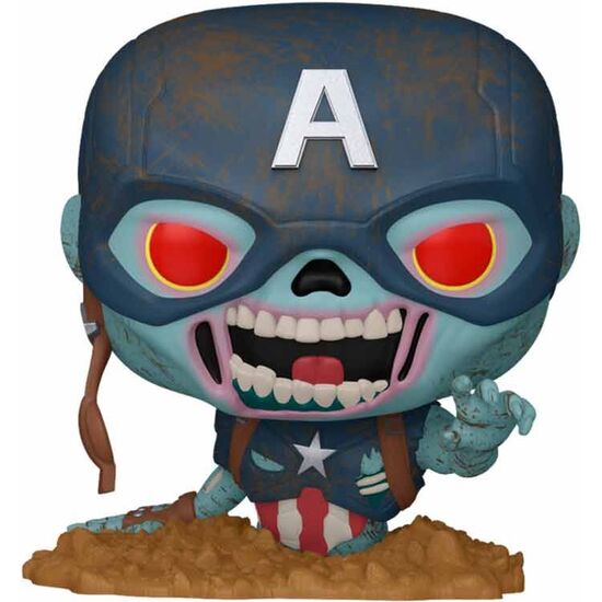 FIGURA POP MARVEL - MARVEL ZOMBIES CAPITAN AMERICA image 1