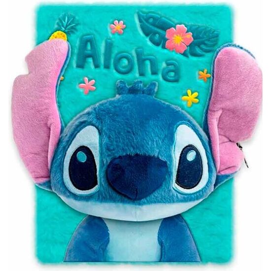 DIARIO SECRETO PELUCHE 3D STITCH DISNEY image 0