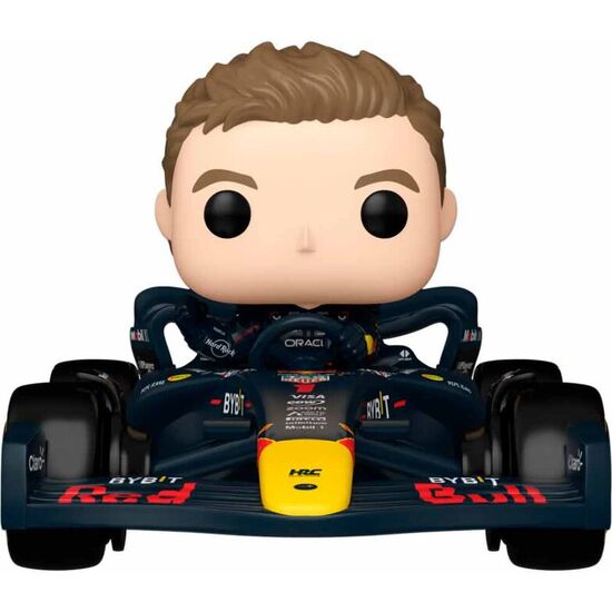 FIGURA POP RIDES SUPER DELUXE RACING ORACLE RED BULL MAX VERSTAPPEN WITH RB20 image 0