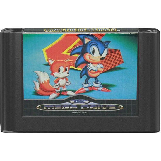 DIORAMA MEGA DRIVE SONIC THE HEDGEHOG 2 CONSOLE HEROES image 0