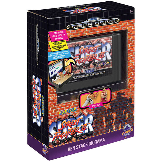 DIORAMA MEGA DRIVE STREET FIGTHER CONSOLE HEROES image 0