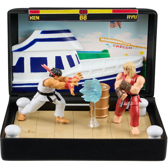 DIORAMA MEGA DRIVE STREET FIGTHER CONSOLE HEROES image 2