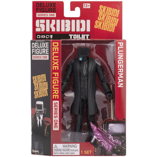 FIGURA DARK PLUNGERMAN SKIBIDI TOILET 16CM image 1