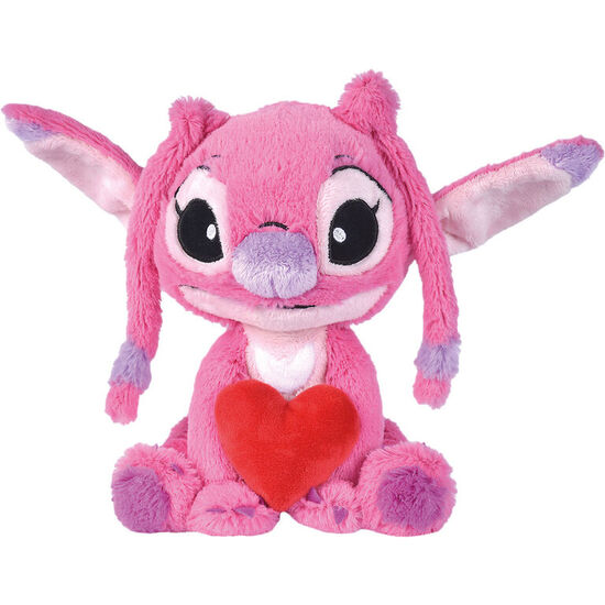 PELUCHE CORAZON ANGEL STITCH DISNEY 25CM image 0