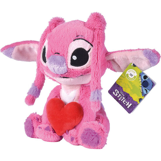 PELUCHE CORAZON ANGEL STITCH DISNEY 25CM image 1