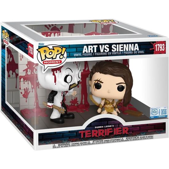 FIGURA POP MOMENTS TERRIFIER ART VS SIENNA EXCLUSIVE image 0