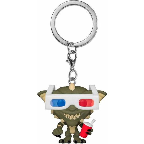 LLAVERO POCKET GREMLINS GREMLIN WITH 3D GLASSES image 1