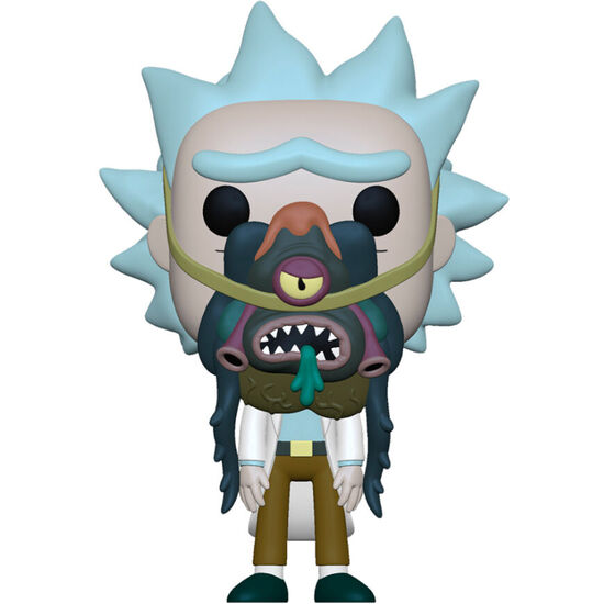 FIGURA POP RICK AND MORTY RICK WITH GLORZO image 0