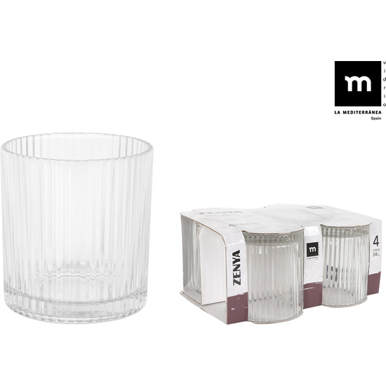 SET 4 VASOS ZENYA 340CC image 0