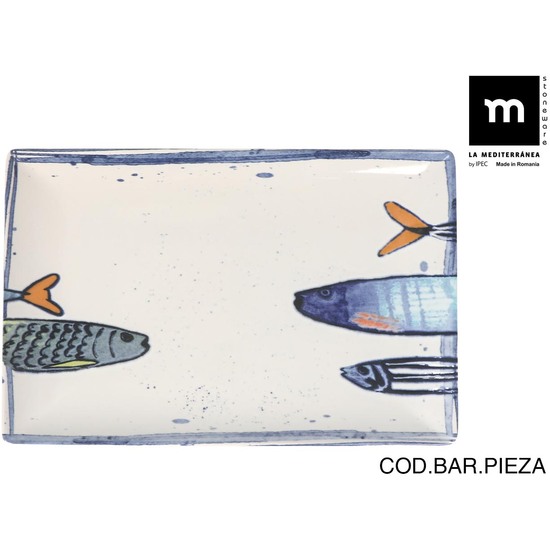 FUENTE RECTANG.30X20CM PEIXE 2.0 ELITE BRILLO image 0