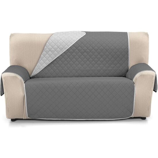 CUBRE SOFÁ ÁMBAR 4 PLAZAS XL GRIS/ANTRACITA image 0